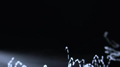 Abstract Color Shift Light Trails. Futuristic Video Stock Footage 304472320