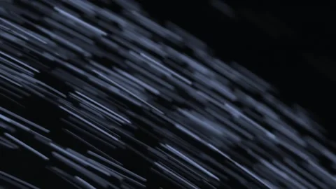 Abstract Color Shift Light Trails. Futuristic Video Stock Footage 304472324