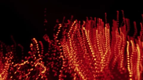 Abstract Color Shift Light Trails. Futuristic Video Stock Footage 304472327