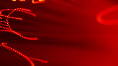 Abstract Color Shift Light Trails. Futuristic Video Stock Footage 304472832