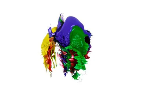 Abstract color splash Stock Illustration