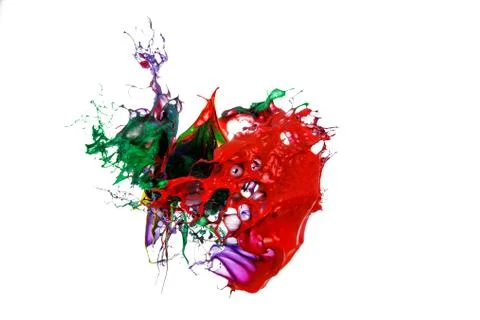 Abstract color splash Stock Illustration