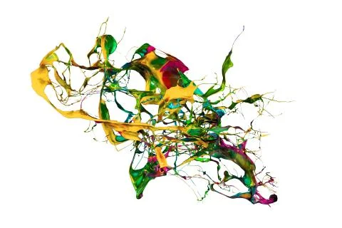 Abstract color splash Stock Illustration