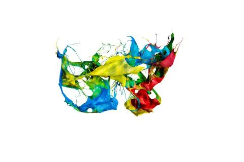 Abstract color splash Stock Illustration