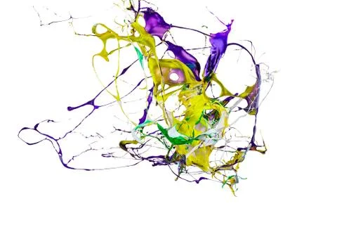 Abstract color splash Stock Illustration