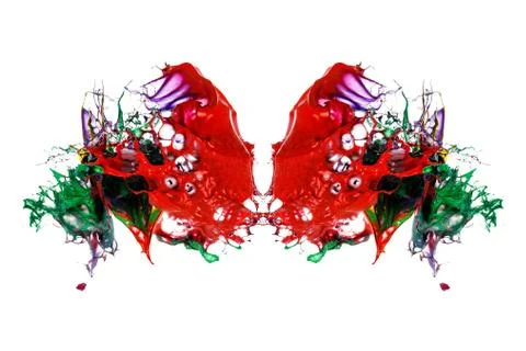 Abstract color splash Stock Illustration