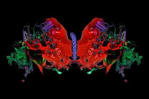 Abstract color splash Stock Illustration