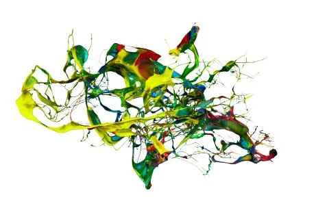 Abstract color splash Stock Illustration