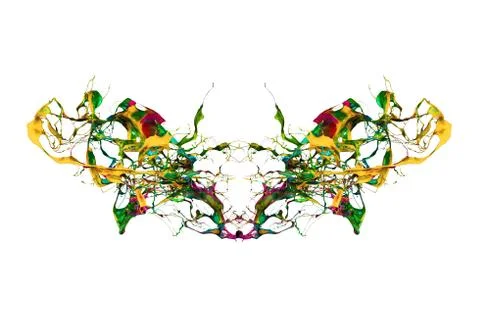 Abstract color splash Stock Illustration