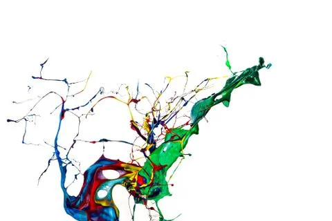 Abstract color splash Stock Illustration