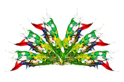 Abstract color splash Stock Illustration