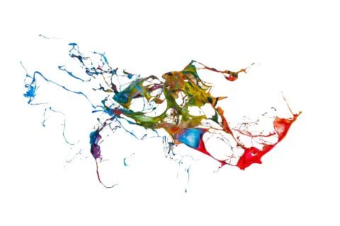 Abstract color splash Stock Illustration
