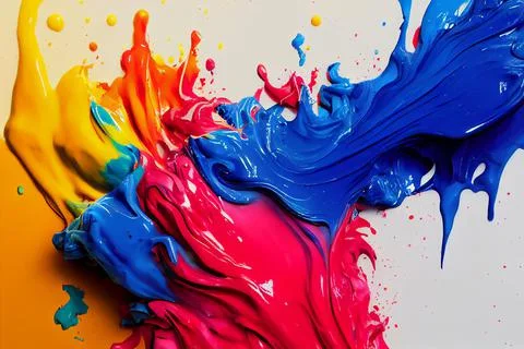 Abstract color splash Stock Illustration