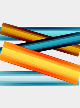 Abstract color straight lines vector background Illustrazione stock