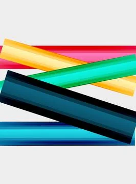 Abstract color straight lines vector background Stock Illustration