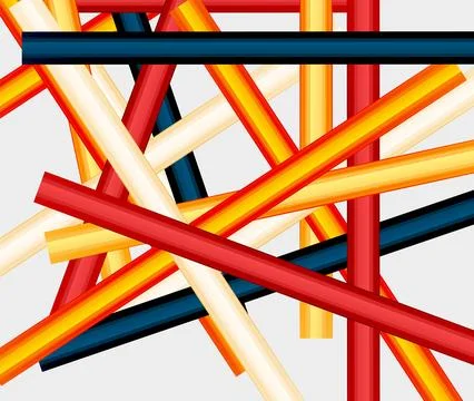 Abstract color straight lines vector background Stock Illustration