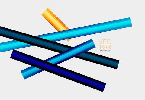 Abstract color straight lines vector background Stock Illustration