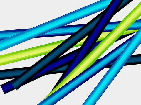 Abstract color straight lines vector background Stock Illustration