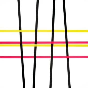 Abstract Color Stripes Stock Illustration