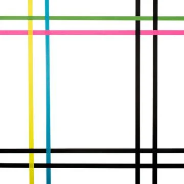 Abstract Color Stripes Stock Illustration