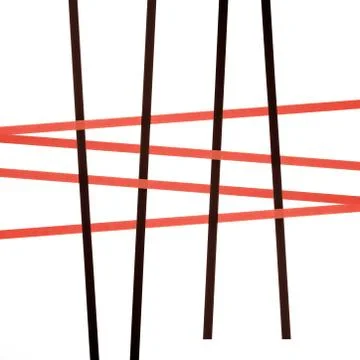 Abstract Color Stripes Stock Illustration