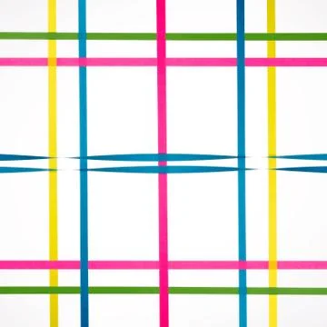 Abstract Color Stripes Illustrazione stock