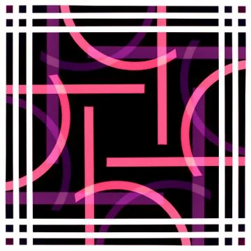 Abstract Color Stripes Stock Illustration