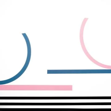 Abstract Color Strokes Illustrazione stock