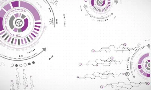 Abstract color technology background/computer technology business background 스톡 일러스트