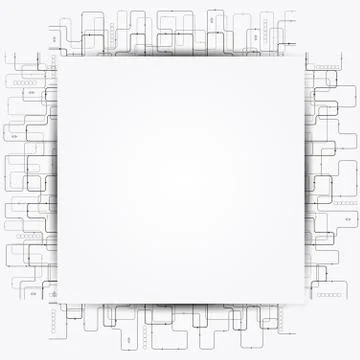 Abstract color technology background/computer technology business background Stock Illustration