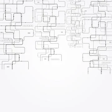 Abstract color technology background/computer technology business background イラスト素材