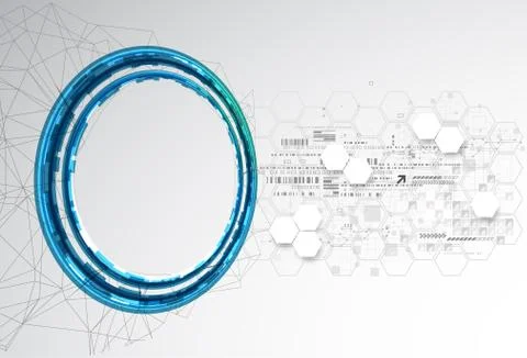 Abstract color technology background/computer technology business background. 스톡 일러스트