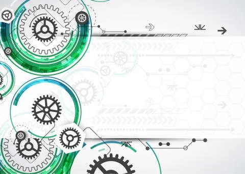 Abstract color technology computer technology business background. Illustrazione stock