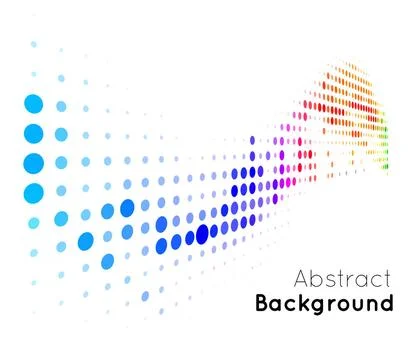 Abstract color vector background Abstract color vector background on white... Foto stock