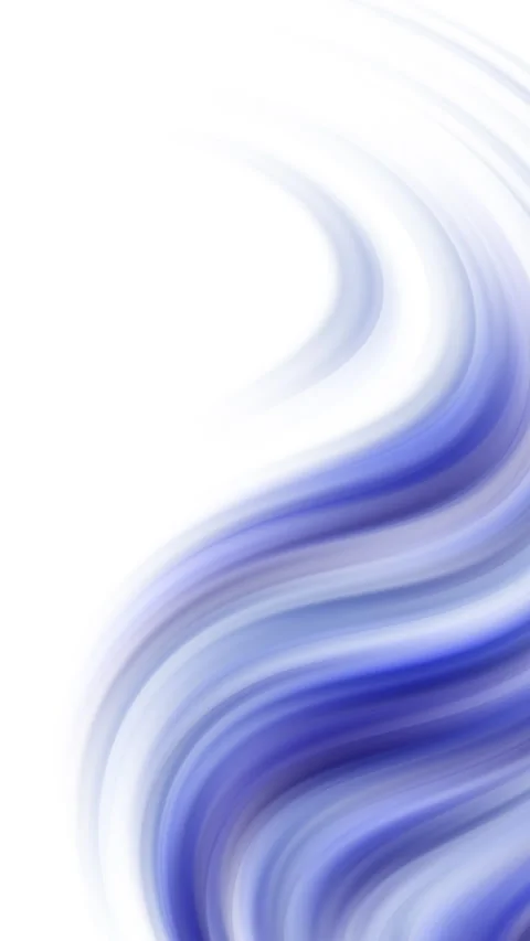 Abstract color wave design element. Blue wave on white background. Loop Stock Footage 309675909