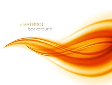 Abstract color wave design element Stock Illustration