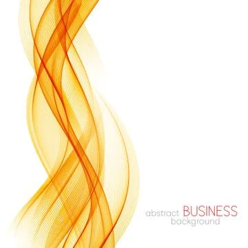 Abstract color wave design element Stock Illustration