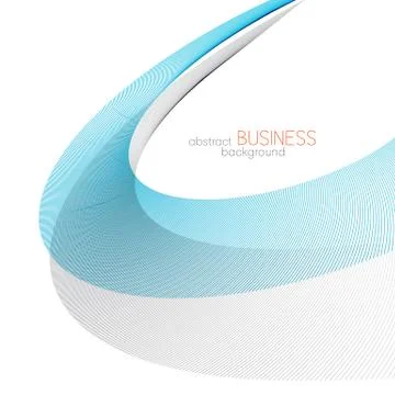 Abstract color wave design element Illustrazione stock