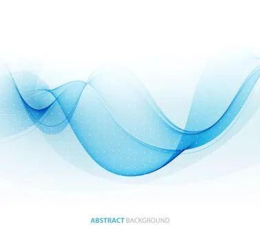 Abstract color wave design element Stock Illustration