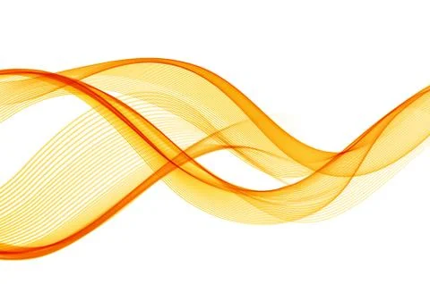 Abstract color wave design element Stock Illustration