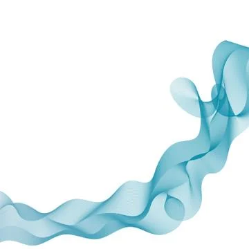 Abstract color wave flow Stock Illustration