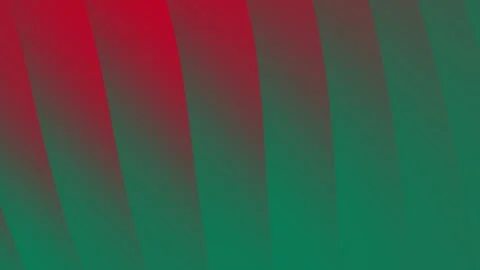 Abstract color wave pattern with red and green gradient repetitive design Stock Footage 315399694