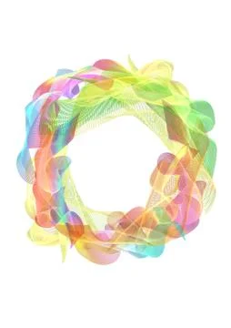 Abstract color waves Stock Illustration