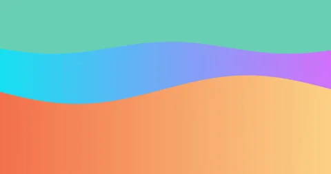 Abstract color waves motion graphic background Stock Footage 281179492