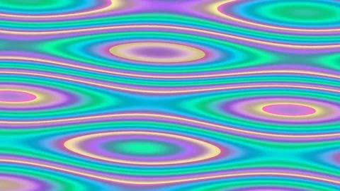 Abstract Color Waves Moving Across Vibrant Patterns in Dynamic Psychedelic .. Stock Footage 327606311