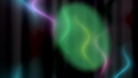 Abstract Color Waves Moving Across a Blurred Dark Background 스톡 동영상 328586080
