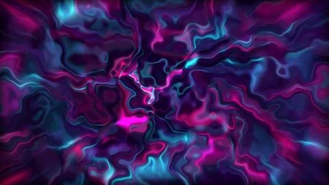 Abstract Color Wavy Smooth Wall. fluid design background . Stock Illustration