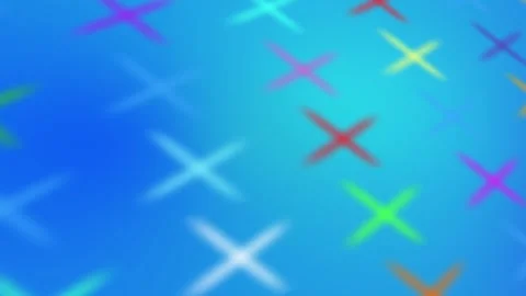 Abstract Colored 3D gradient crosses background animation blurry design Stock-Footage 333695812