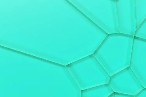 Abstract colored 3d voronoi grate on colored background Ilustración de archivo
