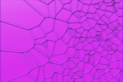 Abstract colored 3d voronoi grate on colored background Ilustración de archivo